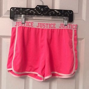 Girls’ Hot Pink Athletic Shorts (size XXXL)